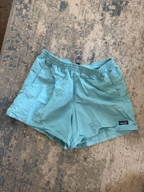 Patagonia teal blue shorts size S